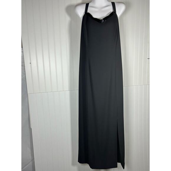 ETCETERA Ruffled Zipper  Tunic Black Raincoat Full Zip Belted 10 fall spring - Picture 9 of 13